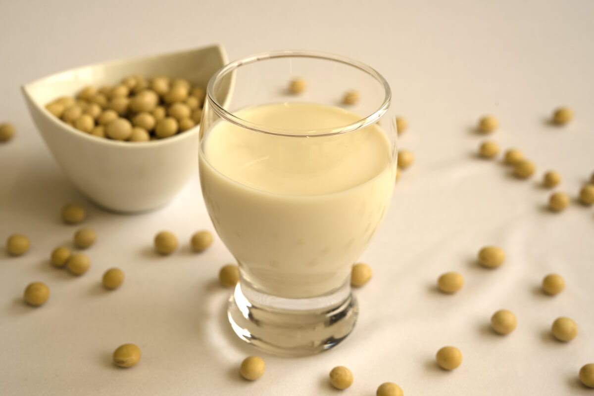 自家製豆乳使用